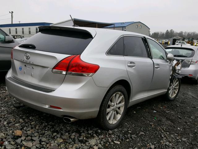 4T3ZE11A69U006660 - 2009 TOYOTA VENZA BASE SILVER photo 4