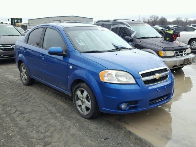 KL1TG56667B112387 - 2007 CHEVROLET AVEO LT BLUE photo 1