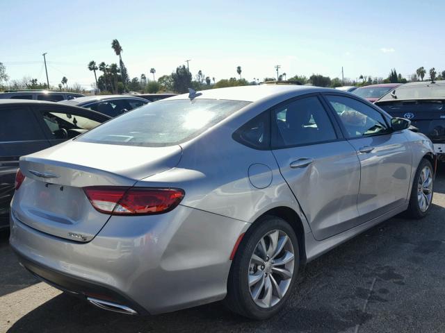 1C3CCCBG2GN184701 - 2016 CHRYSLER 200 S SILVER photo 4