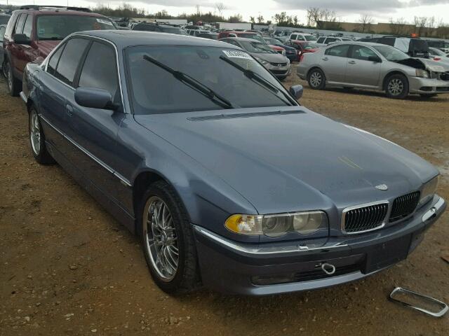 WBAGG83421DN84304 - 2001 BMW 740 I AUTO BLUE photo 1