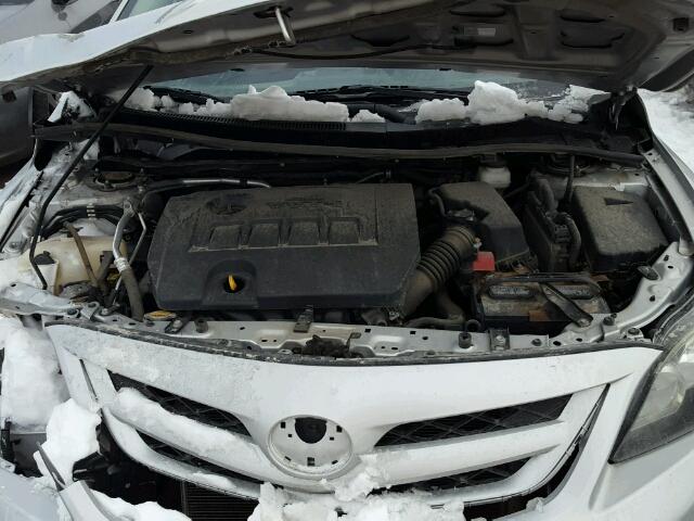 5YFBU4EE5CP052260 - 2012 TOYOTA COROLLA BA SILVER photo 7