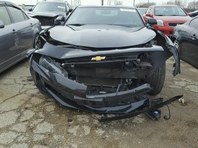 1G1FB1RX2H0152084 - 2017 CHEVROLET CAMARO LT BLACK photo 9