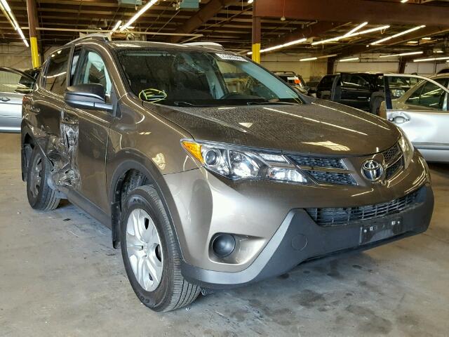 2T3BFREV9FW256318 - 2015 TOYOTA RAV4 LE GRAY photo 1