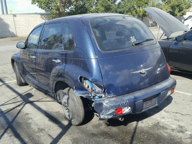 3C4FY48B95T599734 - 2005 CHRYSLER PT CRUISER BLUE photo 3