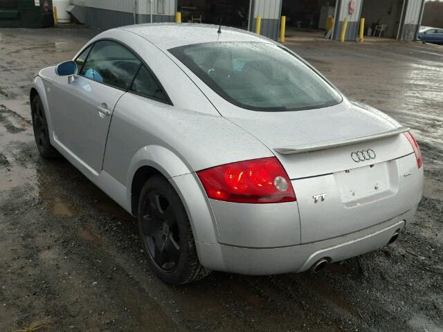 TRUWT28NX11002725 - 2001 AUDI TT QUATTRO SILVER photo 3