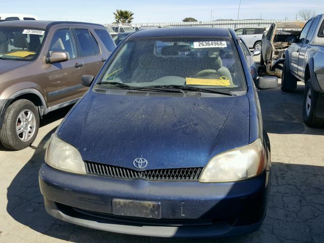 JTDAT123X20209855 - 2002 TOYOTA ECHO BLUE photo 9