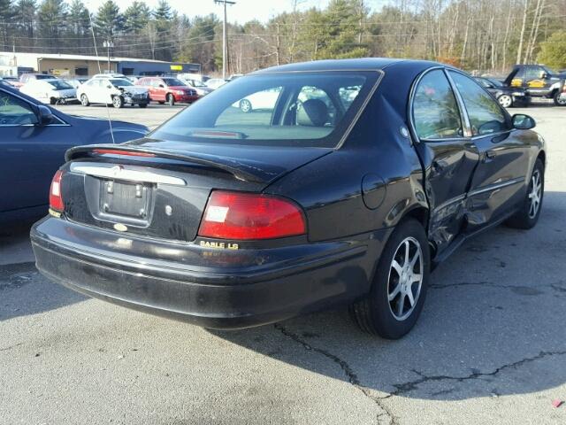 1MEHM55S42A635037 - 2002 MERCURY SABLE LS P BLACK photo 4