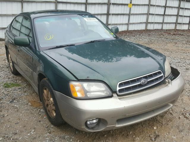 4S3BE6860Y7206427 - 2000 SUBARU LEGACY OUT GREEN photo 1