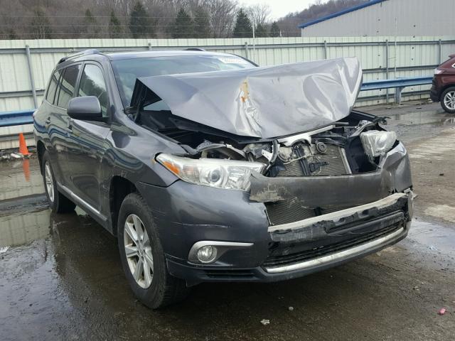 5TDBK3EH9BS053623 - 2011 TOYOTA HIGHLANDER GRAY photo 1