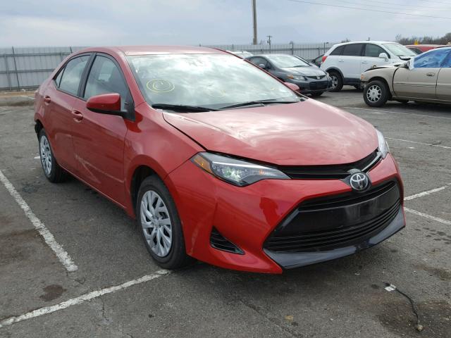 5YFBURHE7HP704831 - 2017 TOYOTA COROLLA L RED photo 1