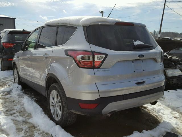 1FMCU9GD6HUC27756 - 2017 FORD ESCAPE SE SILVER photo 3