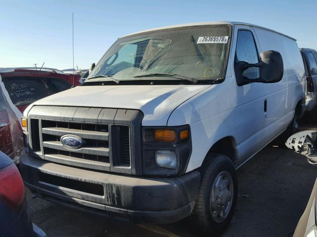 1FTNE1EW8EDB12782 - 2014 FORD ECONOLINE WHITE photo 2