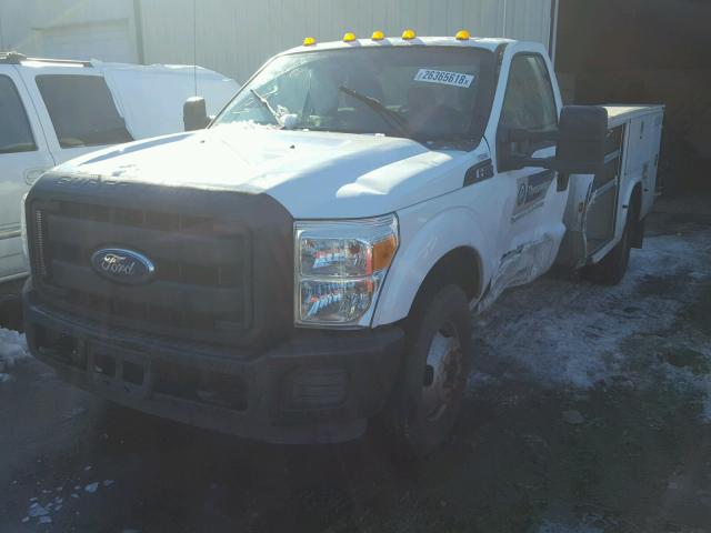 1FDRF3G62BEC68647 - 2011 FORD F350 SUPER WHITE photo 2