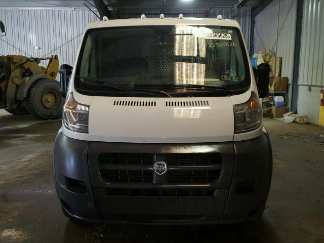 3C6TRVNG4GE109799 - 2016 RAM PROMASTER WHITE photo 9