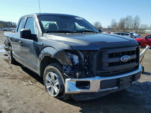 1FTEX1C84GFB02661 - 2016 FORD F150 SUPER GRAY photo 1