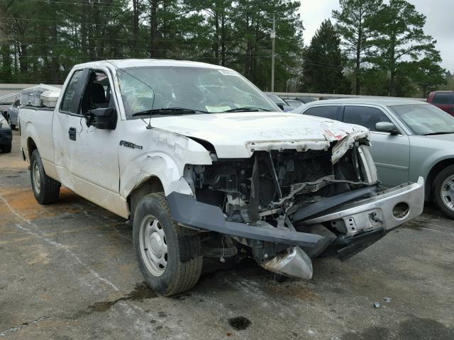 1FTFX1CF1EKD68744 - 2014 FORD F150 SUPER WHITE photo 1