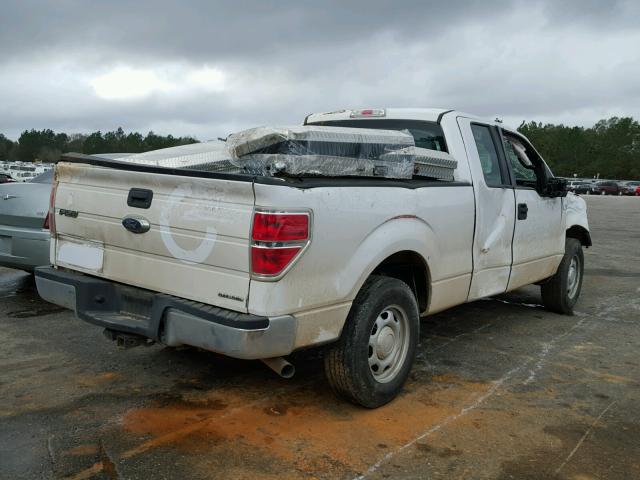 1FTFX1CF1EKD68744 - 2014 FORD F150 SUPER WHITE photo 4