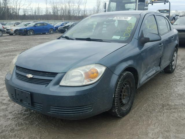 1G1AT58H797124542 - 2009 CHEVROLET COBALT LT BLUE photo 2