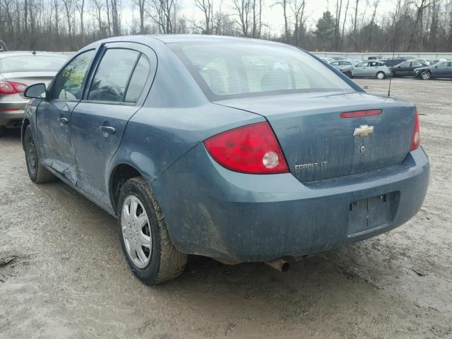 1G1AT58H797124542 - 2009 CHEVROLET COBALT LT BLUE photo 3