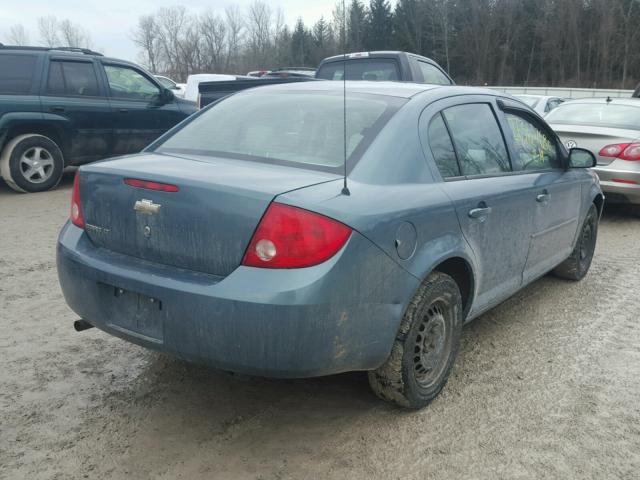 1G1AT58H797124542 - 2009 CHEVROLET COBALT LT BLUE photo 4