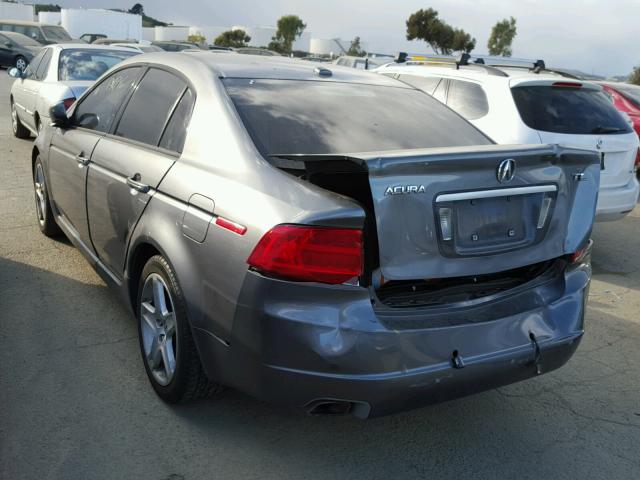 19UUA66256A001241 - 2006 ACURA 3.2TL GRAY photo 3