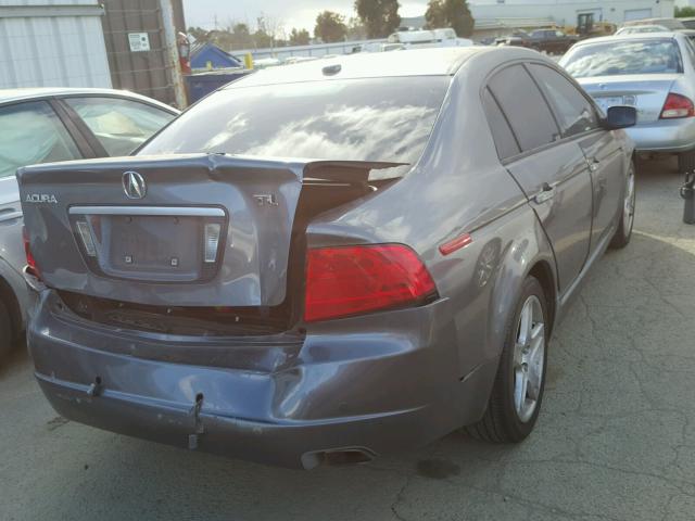 19UUA66256A001241 - 2006 ACURA 3.2TL GRAY photo 4