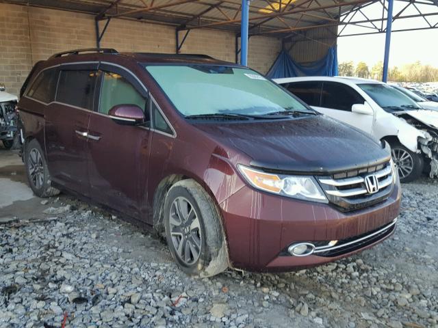 5FNRL5H9XEB017220 - 2014 HONDA ODYSSEY TO BURGUNDY photo 1