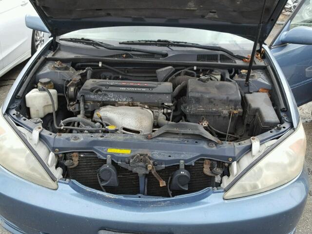 4T1BE32K22U514594 - 2002 TOYOTA CAMRY LE BLUE photo 7