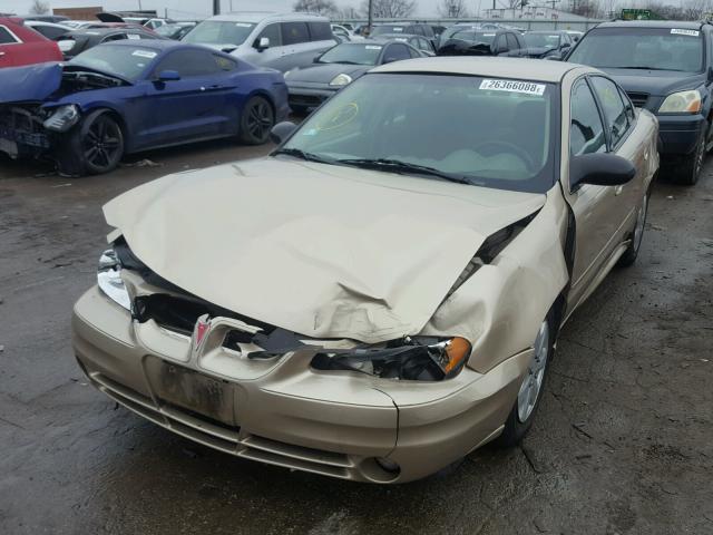 1G2NE52F14M688664 - 2004 PONTIAC GRAND AM S 米色 照片 2