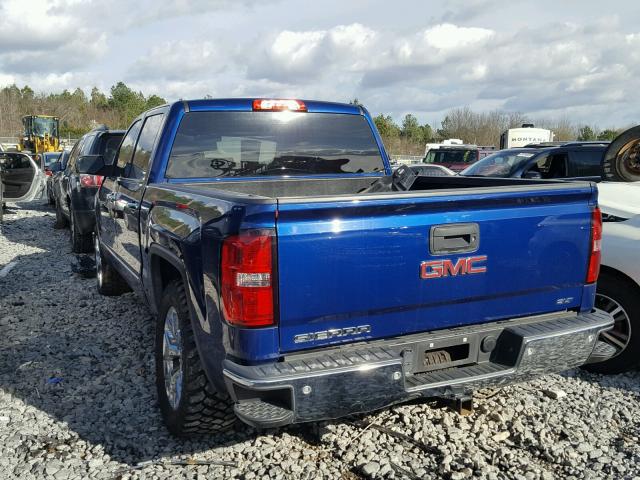 3GTU2VECXEG403935 - 2014 GMC SIERRA K15 BLUE photo 3