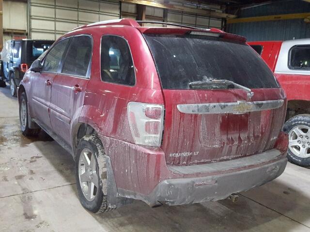 2CNDL73FX56146465 - 2005 CHEVROLET EQUINOX LT RED photo 3