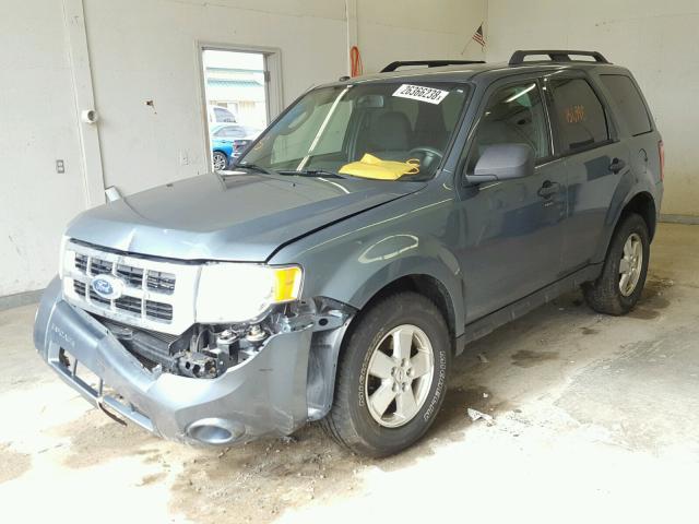 1FMCU0D77BKA80456 - 2011 FORD ESCAPE XLT BLUE photo 2