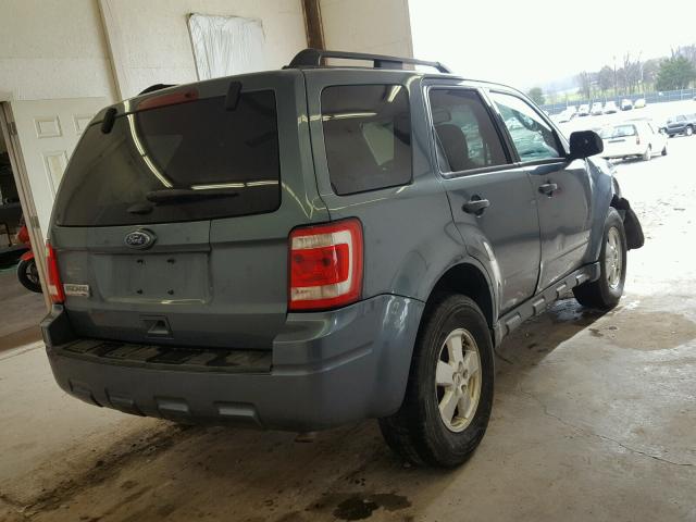 1FMCU0D77BKA80456 - 2011 FORD ESCAPE XLT BLUE photo 4