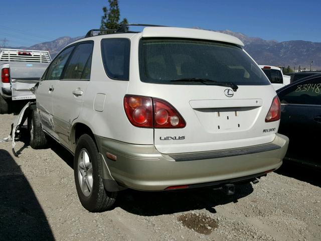 JT6GF10U8X0039040 - 1999 LEXUS RX 300 WHITE photo 3