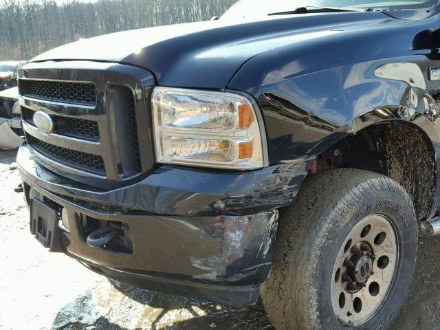 1FTSX21P47EA08529 - 2007 FORD F250 SUPER BLACK photo 9