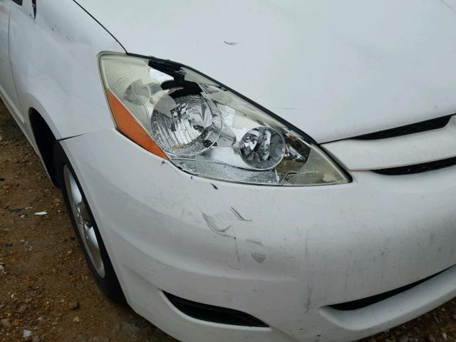 5TDZA23C06S471710 - 2006 TOYOTA SIENNA CE WHITE photo 9