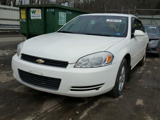 2G1WT55K969414555 - 2006 CHEVROLET IMPALA LT WHITE photo 2