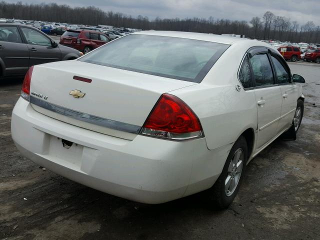 2G1WT55K969414555 - 2006 CHEVROLET IMPALA LT WHITE photo 4