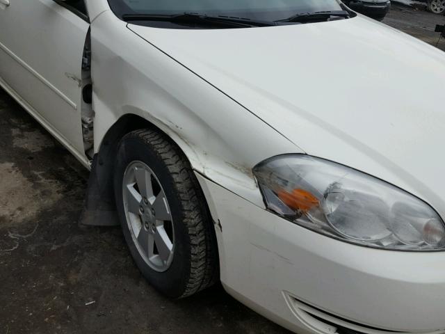 2G1WT55K969414555 - 2006 CHEVROLET IMPALA LT WHITE photo 9