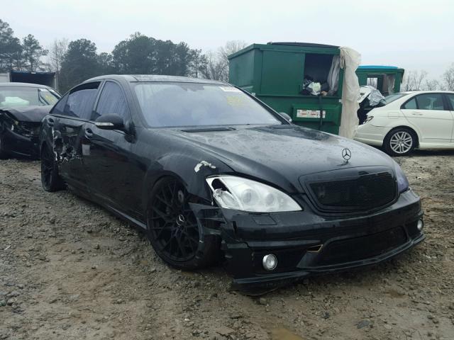 WDDNG77X69A270280 - 2009 MERCEDES-BENZ S 63 AMG BLACK photo 1