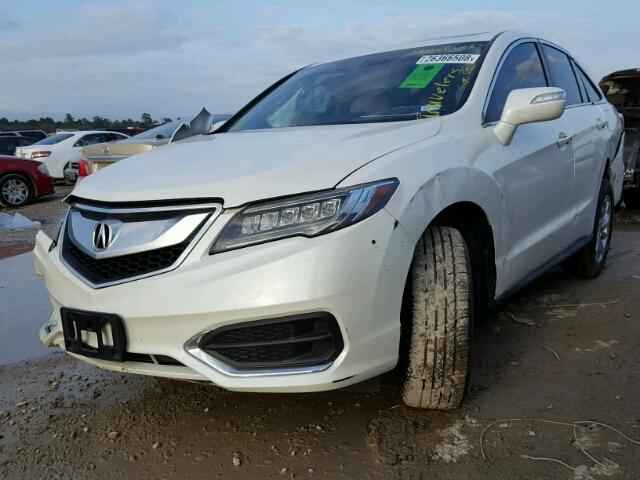 5J8TB3H52HL017371 - 2017 ACURA RDX TECHNO WHITE photo 2