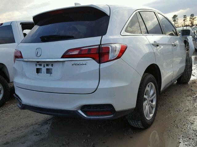 5J8TB3H52HL017371 - 2017 ACURA RDX TECHNO WHITE photo 4