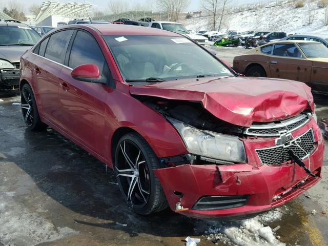 1G1PE5SB7E7282348 - 2014 CHEVROLET CRUZE LT RED photo 1