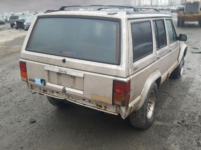 1J4FJ78S4SL515035 - 1995 JEEP CHEROKEE C TAN photo 4