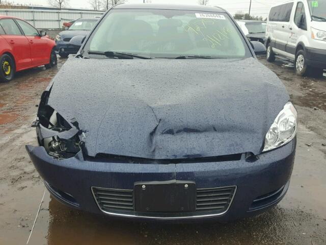 2G1WA5EK7B1216300 - 2011 CHEVROLET IMPALA LS BLUE photo 9