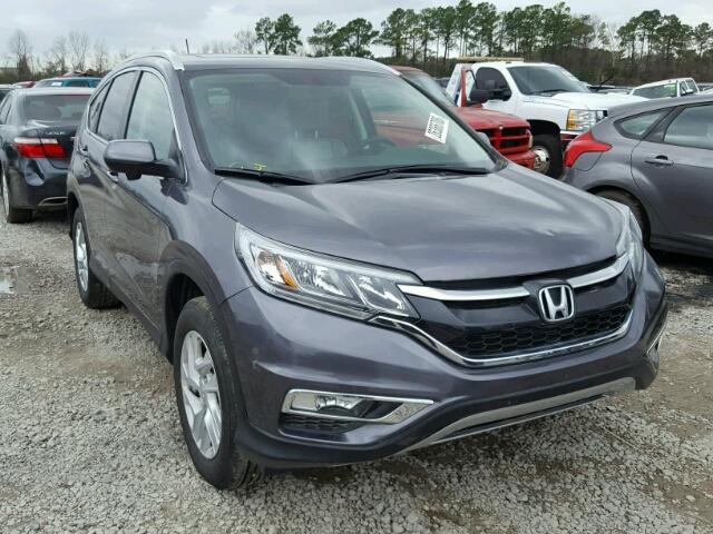 5J6RM4H7XGL079412 - 2016 HONDA CR-V EXL GRAY photo 1