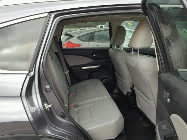 5J6RM4H7XGL079412 - 2016 HONDA CR-V EXL GRAY photo 6