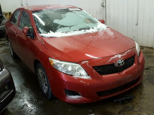 1NXBU4EE3AZ287476 - 2010 TOYOTA COROLLA BA RED photo 1