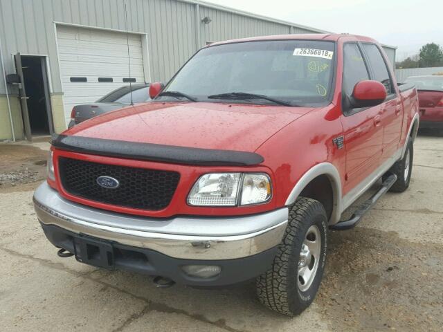 1FTRW08613KC09660 - 2003 FORD F150 SUPER RED photo 2