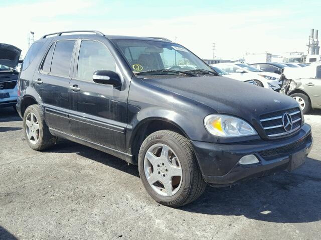 4JGAB75E72A296185 - 2002 MERCEDES-BENZ ML 500 BLACK photo 1